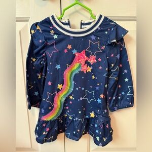 Baby Sara Kid’s Sequin Rainbow Star Dress